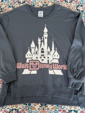 Walt Disney World Parks Crewneck Gray Shirt